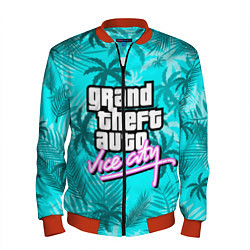 Бомбер мужской GTA VICE CITY, цвет: 3D-красный