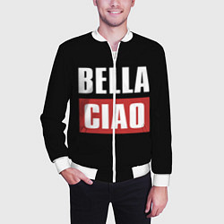 Бомбер мужской Bella Ciao, цвет: 3D-белый — фото 2