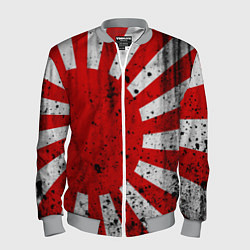 Бомбер мужской ЯПОНСКИЙ ФЛАГ, цвет: 3D-меланж