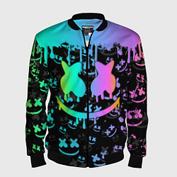 Бомбер мужской MARSHMELLO, цвет: 3D-черный