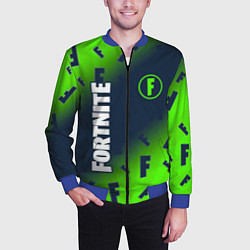 Бомбер мужской FORTNITE ФОРТНАЙТ, цвет: 3D-синий — фото 2