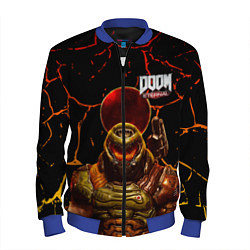 Бомбер мужской Doom Eternal, цвет: 3D-синий