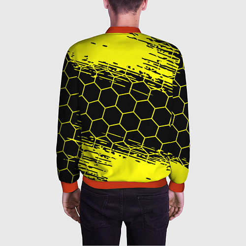 Мужской бомбер BORUSSIA / 3D-Красный – фото 4