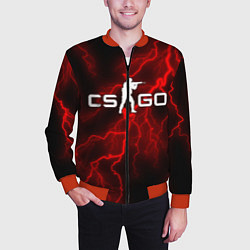 Бомбер мужской COUNTER STRIKE, цвет: 3D-красный — фото 2