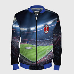 Бомбер мужской FC MILAN, цвет: 3D-синий