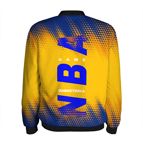 Мужской бомбер Golden State Warriors / 3D-Черный – фото 2