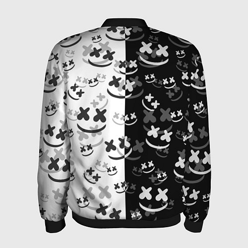 Мужской бомбер FORTNITE MARSHMELLO / 3D-Черный – фото 2