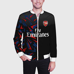 Бомбер мужской ARSENAL UNIFORM 2020, цвет: 3D-белый — фото 2