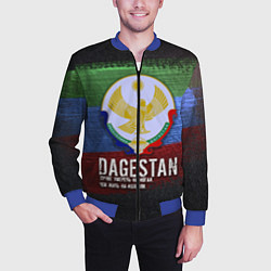 Бомбер мужской Дагестан - Кавказ Сила, цвет: 3D-синий — фото 2