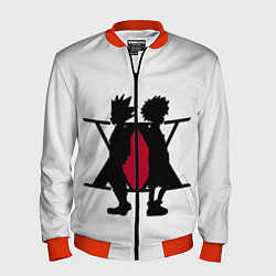 Бомбер мужской Hunter x Hunter, цвет: 3D-красный
