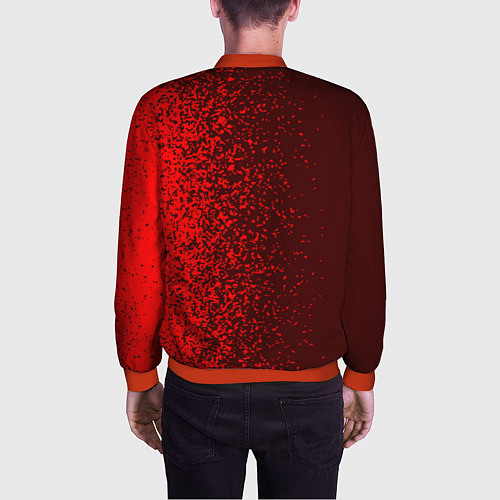 Мужской бомбер METRO EXODUS МЕТРО ИСХОД / 3D-Красный – фото 4