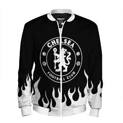 Бомбер мужской Chelsea BW, цвет: 3D-белый