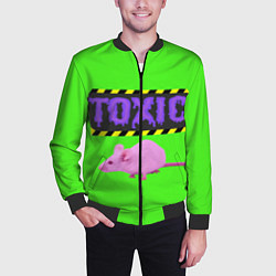 Бомбер мужской Toxic, цвет: 3D-черный — фото 2