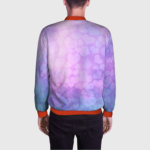 Мужской бомбер Stray Kids / 3D-Красный – фото 4