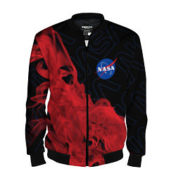 Бомбер мужской NASA НАСА, цвет: 3D-черный