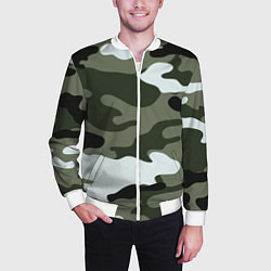 Бомбер мужской Camouflage 2, цвет: 3D-белый — фото 2