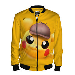 Бомбер мужской Pikachu Pika Pika, цвет: 3D-черный