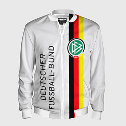 Бомбер мужской СБОРНАЯ ГЕРМАНИЯ, цвет: 3D-белый
