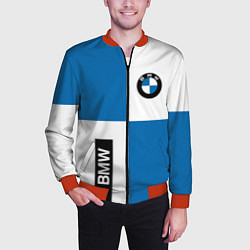 Бомбер мужской BMW, цвет: 3D-красный — фото 2