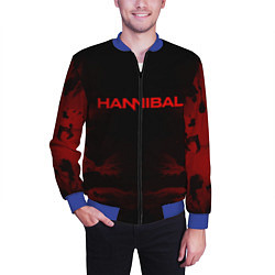Бомбер мужской Hannibal, цвет: 3D-синий — фото 2