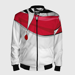 Бомбер мужской Губы, цвет: 3D-черный