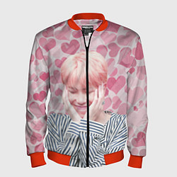 Бомбер мужской BTS, цвет: 3D-красный