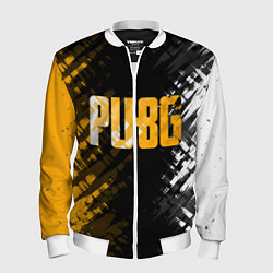 Бомбер мужской PUBG, цвет: 3D-белый