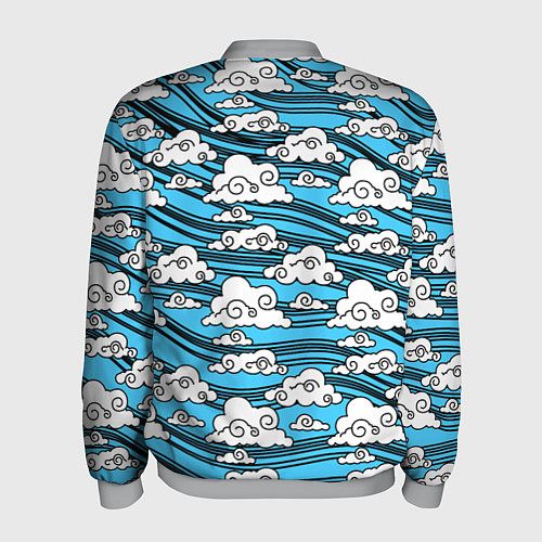 Мужской бомбер КИМОНО ТАНДЖИРО / 3D-Меланж – фото 2