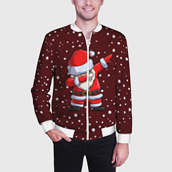 Бомбер мужской Dab-Santa, цвет: 3D-белый — фото 2