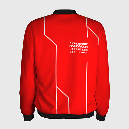 Мужской бомбер CYBERPUNK FASHION / 3D-Черный – фото 2