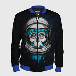 Бомбер мужской SKULL COSMO, цвет: 3D-синий
