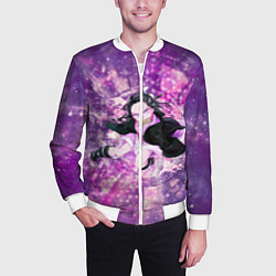 Бомбер мужской Незуко, Камадо, цвет: 3D-белый — фото 2