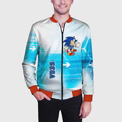Бомбер мужской SONIC S, цвет: 3D-красный — фото 2