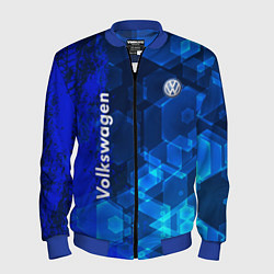 Бомбер мужской Volkswagen, цвет: 3D-синий