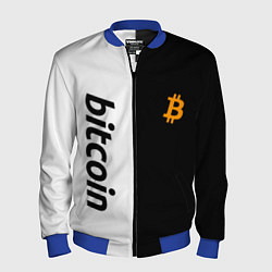 Бомбер мужской БИТКОИН BITCOIN Z, цвет: 3D-синий