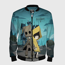 Бомбер мужской Little Nightmares 2, цвет: 3D-черный