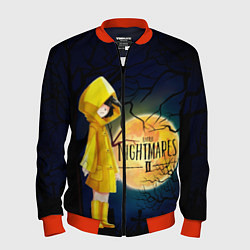 Бомбер мужской Little Nightmares 2, цвет: 3D-красный