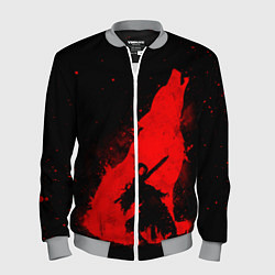 Бомбер мужской DARK SOULS ТЁМНЫЕ ДУШИ, цвет: 3D-меланж