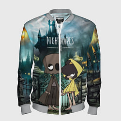 Бомбер мужской Little Nightmares 2, цвет: 3D-меланж