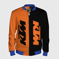 Бомбер мужской KTM КТМ Z, цвет: 3D-синий