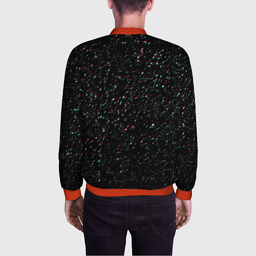 Мужской бомбер DEAD SPACE МЁРТВЫЙ КОСМОС / 3D-Красный – фото 4