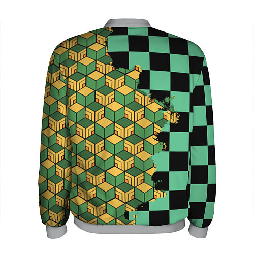 Мужской бомбер ТАНДЖИРО И ТОМИОКА / 3D-Меланж – фото 2
