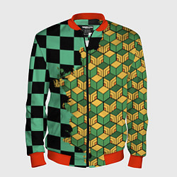 Бомбер мужской ТАНДЖИРО И ТОМИОКА, цвет: 3D-красный