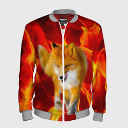 Бомбер мужской Fire Fox, цвет: 3D-меланж