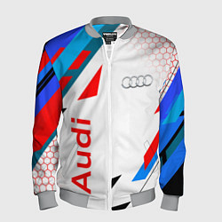 Бомбер мужской AUDI АУДИ SPORT, цвет: 3D-меланж