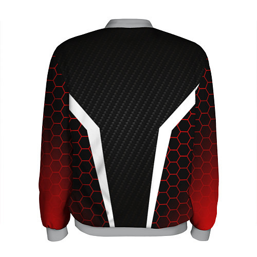 Мужской бомбер AUDI RS АУДИ РС МЕТАЛЛ / 3D-Меланж – фото 2