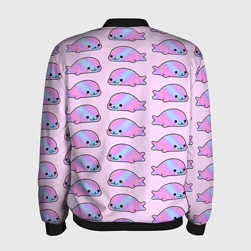 Мужской бомбер Нерпы / 3D-Черный – фото 2