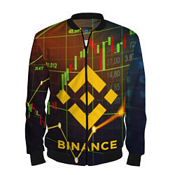 Мужской бомбер BINANCE БИНАНС БАНАН