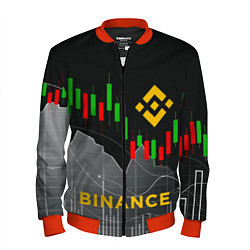 Мужской бомбер BINANCE БИНАНС ГРАФИК