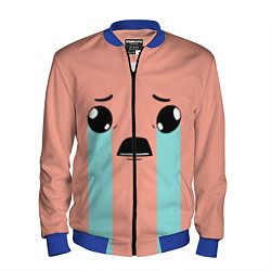 Бомбер мужской Crying Isaac, цвет: 3D-синий